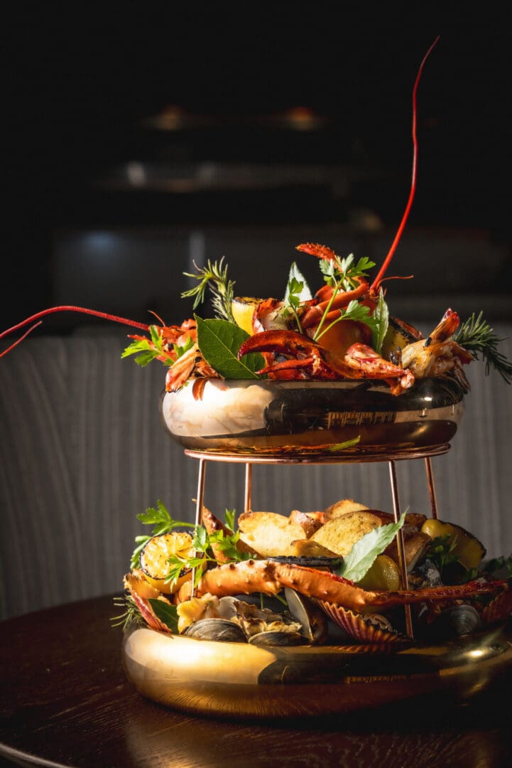 Seafood plateau at The Guest House Scottsdale