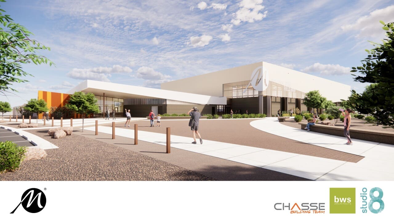 Fieldhouse at Copper Sky, a new indoor sports and community facility in Maricopa, Arizona