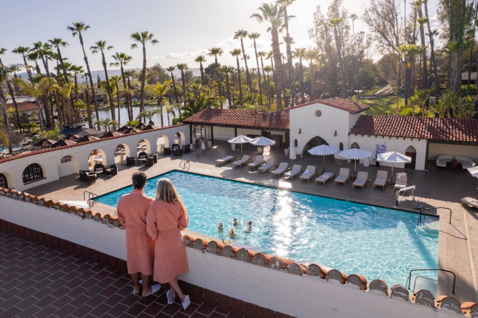 Geothermal mineral pool at Murrieta Hot Springs Resort