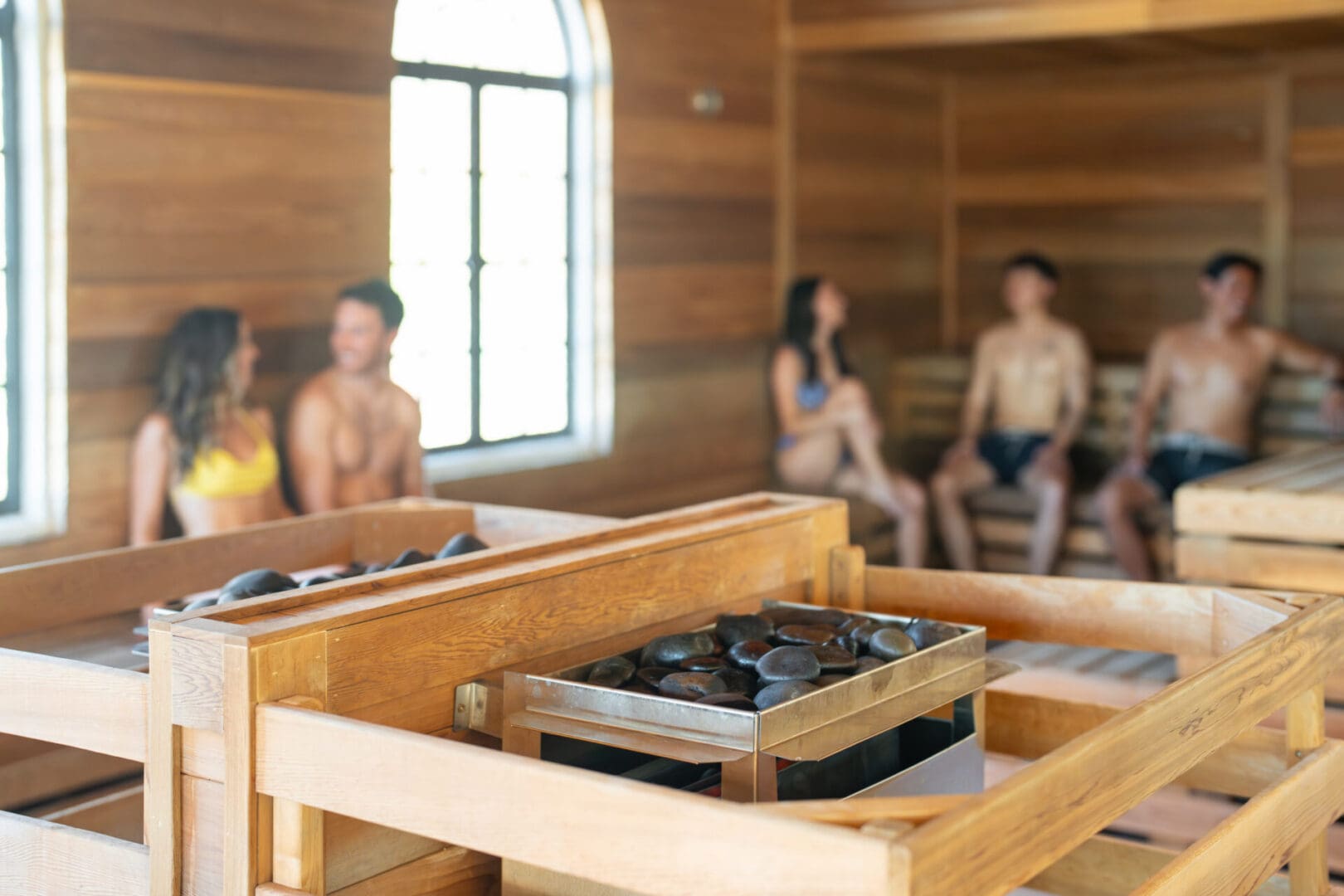 Sauna wellness experience at Murrieta Hot Springs Resort