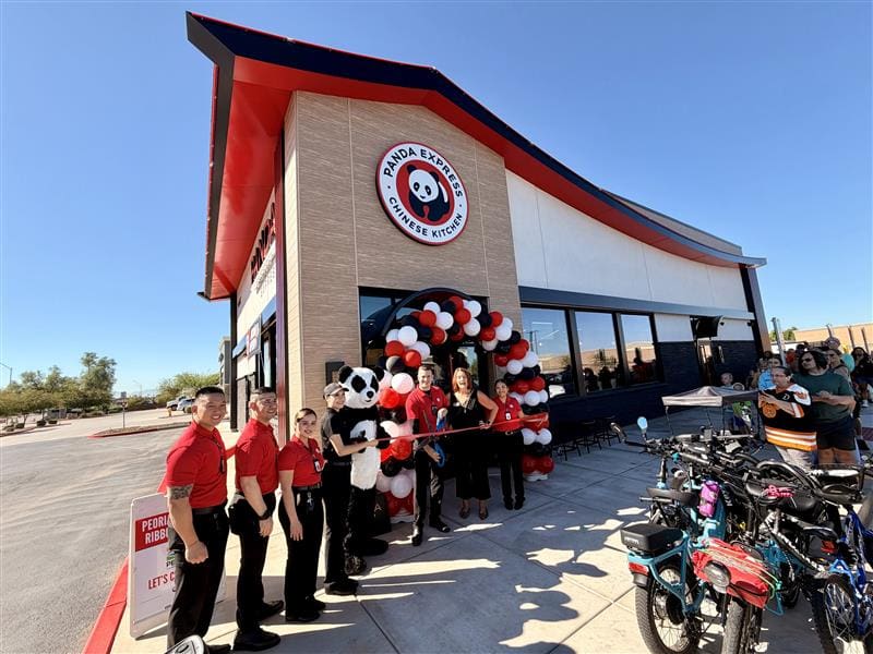 Panda Express team celebrates the grand opening of its third Surprise, Arizona, location on North Litchfield Road.
