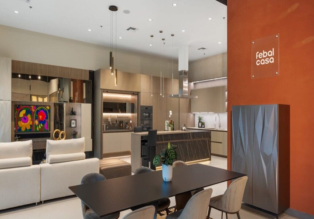 Febal Casa Scottsdale showroom showcasing modern Italian cabinetry and luxury home design in Scottsdale, Arizona.