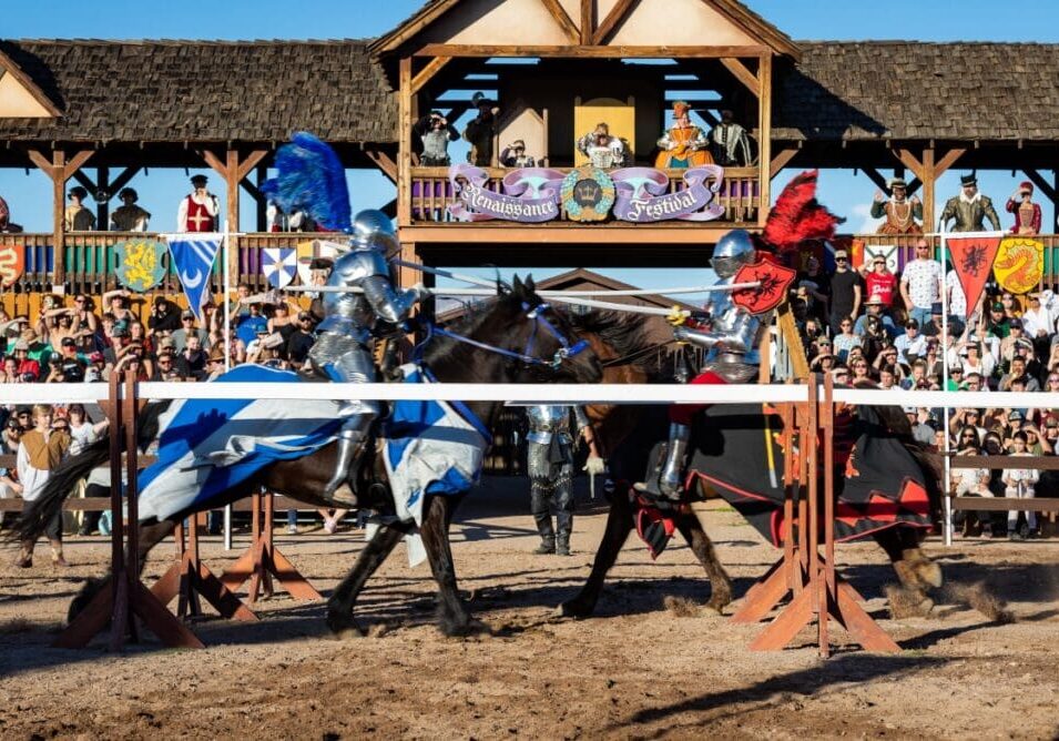 Arizona Renaissance Festival 2026 jousting tournament in Gold Canyon