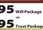 A picture of the 5 will package or trust pack.