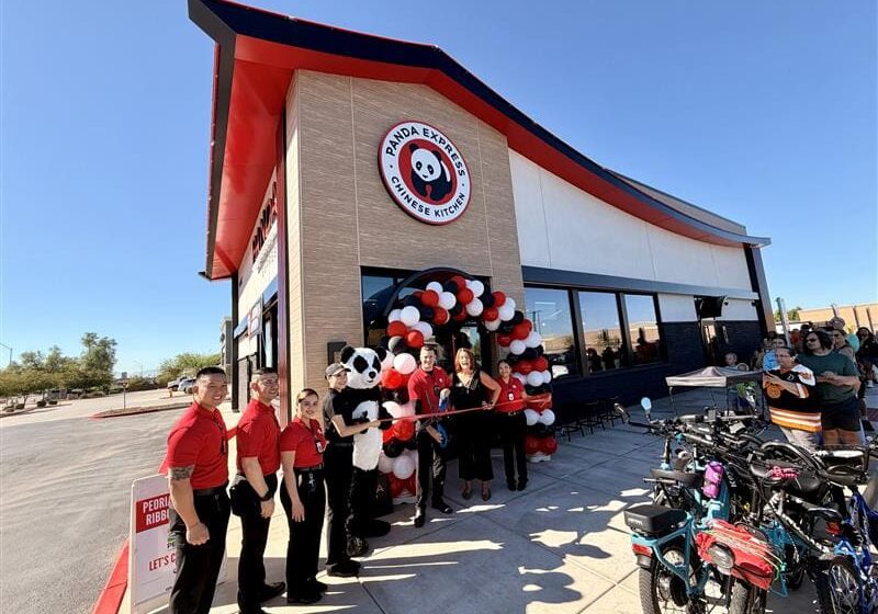Panda Express team celebrates the grand opening of its third Surprise, Arizona, location on North Litchfield Road.